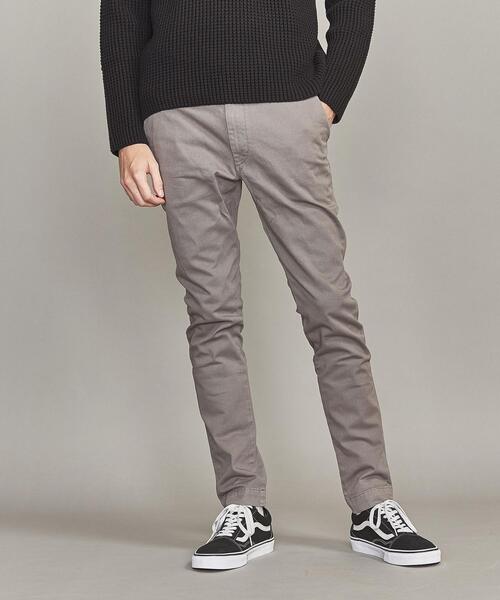 BEAUTY&YOUTH UNITED ARROWS（ビューティーアンドユースユナイテッドアローズ）の「【WEB限定】 by ガーメントダイ チノ スキニーパンツ（チノパンツ・メンズ・グレー/ブラック/ベージュ・XL/M/S/L）」の7枚目の写真