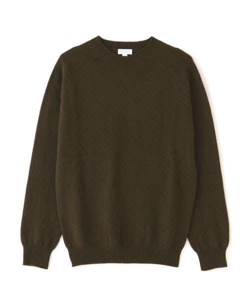 SUNSPEL(サンスペル)の「SUNSPEL / MEN’S LAMBSWOOL(ニット/セーター・メンズ・ダークグリーン/グリーン/ダークブルー/オレンジ・MEDIUM/LARGE)」の2枚目の写真