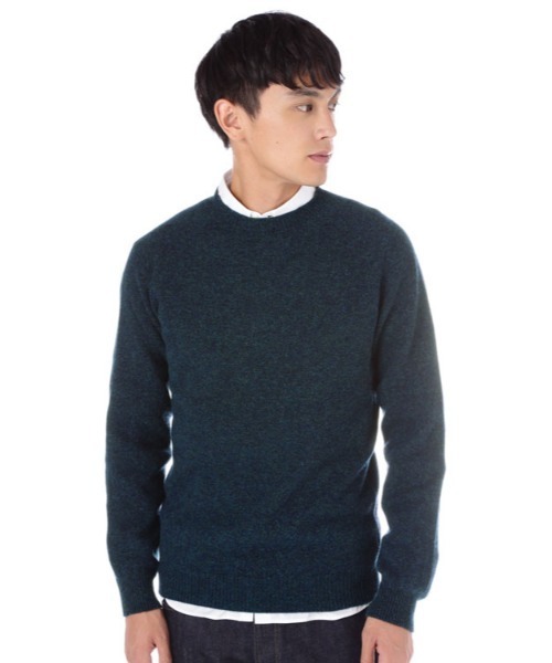 SUNSPEL(サンスペル)の「SUNSPEL / MEN’S LAMBSWOOL(ニット/セーター・メンズ・ダークグリーン/グリーン/ダークブルー/オレンジ・MEDIUM/LARGE)」の16枚目の写真