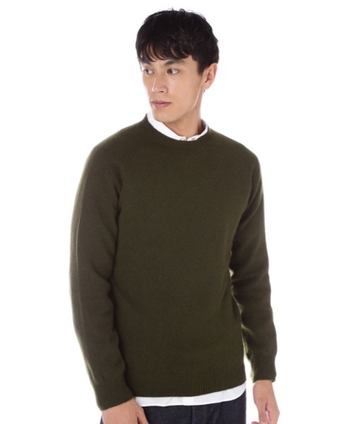 SUNSPEL(サンスペル)の「SUNSPEL / MEN’S LAMBSWOOL(ニット/セーター・メンズ・ダークグリーン/グリーン/ダークブルー/オレンジ・MEDIUM/LARGE)」の12枚目の写真