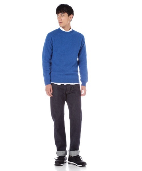 SUNSPEL(サンスペル)の「SUNSPEL / MEN’S LAMBSWOOL(ニット/セーター・メンズ・ダークグリーン/グリーン/ダークブルー/オレンジ・MEDIUM/LARGE)」の10枚目の写真