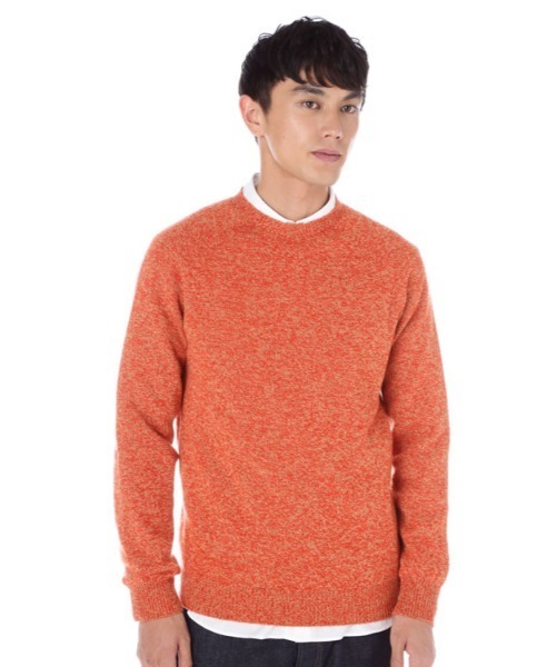 SUNSPEL(サンスペル)の「SUNSPEL / MEN’S LAMBSWOOL(ニット/セーター・メンズ・ダークグリーン/グリーン/ダークブルー/オレンジ・MEDIUM/LARGE)」の6枚目の写真