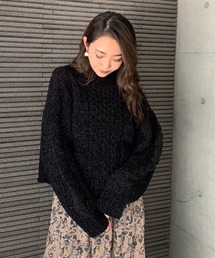 ENVYM | ケーブルショートＫｎｉｔ ＰＯ(ニット/セーター)