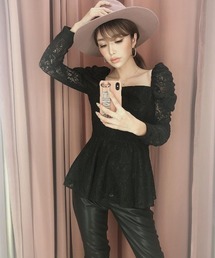 EIMY ISTOIRE | フロントボタンフェイクレザーパンツ(その他パンツ)