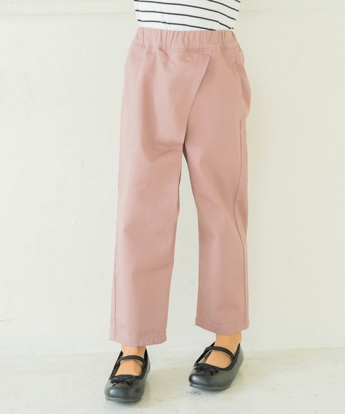 BRANSHES(ブランシェス)の「タックロングパンツ(その他パンツ・キッズ・ピンク/ライトグレー・110cm/140cm/80cm/130cm/100cm/120cm/150cm/90cm)」の1枚目の写真