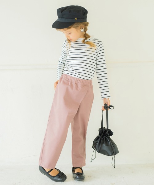 BRANSHES(ブランシェス)の「タックロングパンツ(その他パンツ・キッズ・ピンク/ライトグレー・110cm/140cm/80cm/130cm/100cm/120cm/150cm/90cm)」の3枚目の写真