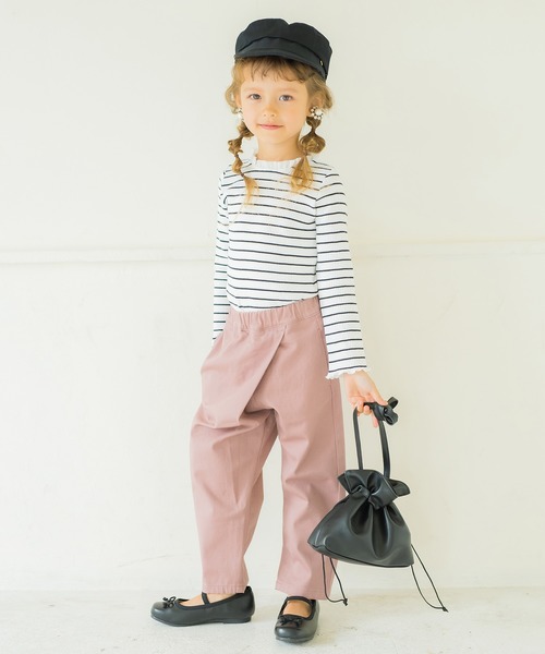 BRANSHES(ブランシェス)の「タックロングパンツ(その他パンツ・キッズ・ピンク/ライトグレー・110cm/140cm/80cm/130cm/100cm/120cm/150cm/90cm)」の6枚目の写真