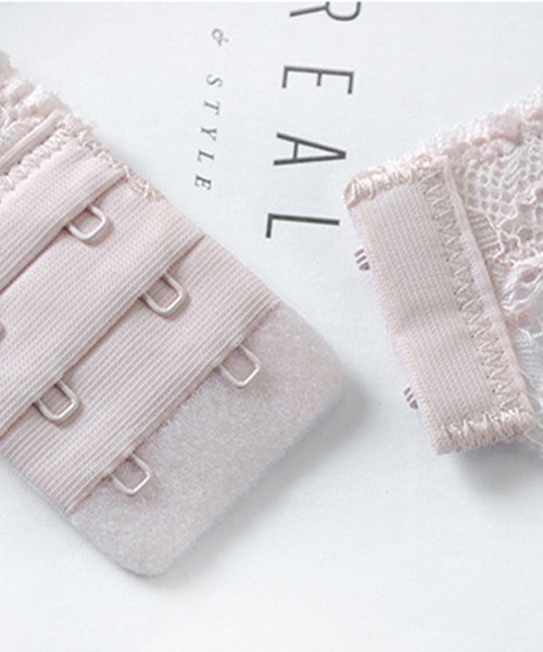 tu-hacci（ツーハッチ）の「ノンワイヤー ミニョンレースリブブラレット＆ショーツ（ブラ&ショーツ・レディース・ホワイト/ブラック/グレー/ピンク・MEDIUM/LARGE）」の7枚目の写真