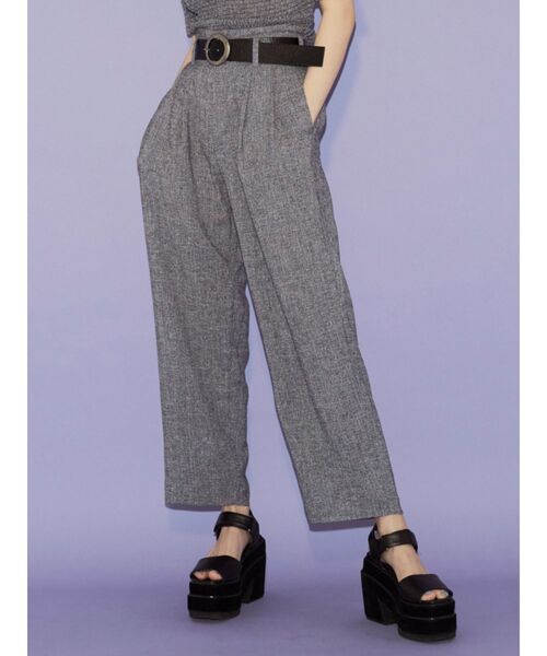 セール ダブルタックワイドパンツ その他パンツ Emoda エモダ のファッション通販 Zozotown