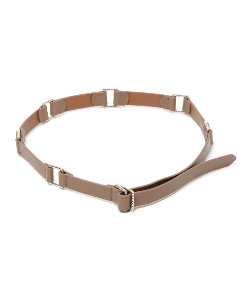 PAGEBOY(ページボーイ)の「チェーンリングベルト(ベルト・レディース・ブラック/ブラウン系その他・FREE)」の1枚目の写真