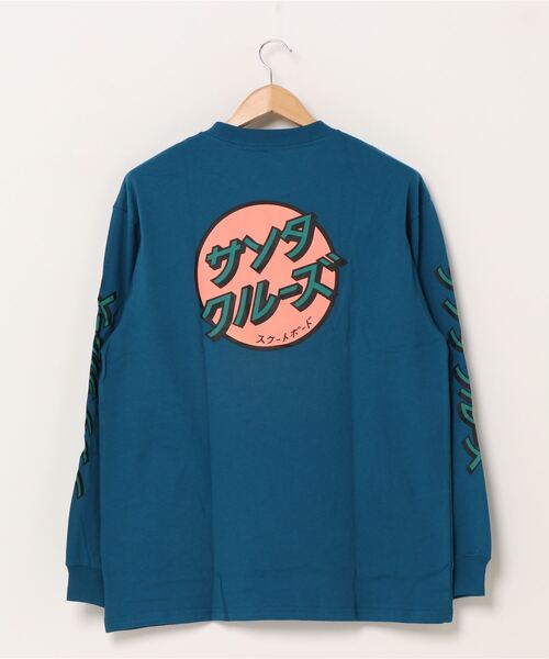 SANTA CRUZ（サンタクルーズ）の「【ムラサキスポーツ別注】SANTACRUZ カタカナロゴバックプリントロンT 502203405（Tシャツ/カットソー・メンズ・ブラック/ブルー・M/L/XL）」の3枚目の写真