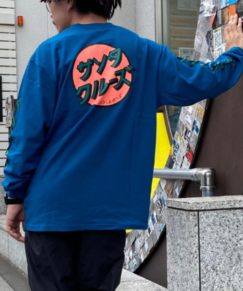 SANTA CRUZ（サンタクルーズ）の「【ムラサキスポーツ別注】SANTACRUZ カタカナロゴバックプリントロンT 502203405（Tシャツ/カットソー・メンズ・ブラック/ブルー・M/L/XL）」の15枚目の写真