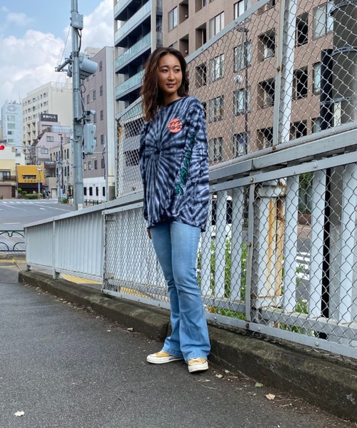 SANTA CRUZ（サンタクルーズ）の「【ムラサキスポーツ別注】SANTACRUZ カタカナロゴバックプリントロンT 502203405（Tシャツ/カットソー・メンズ・ブラック/ブルー・M/L/XL）」の6枚目の写真