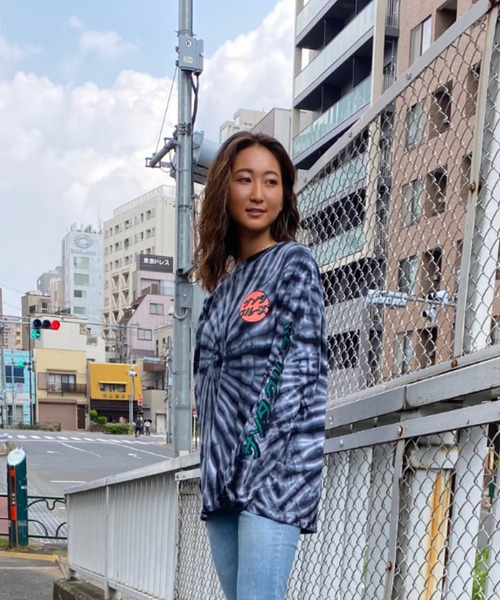 SANTA CRUZ（サンタクルーズ）の「【ムラサキスポーツ別注】SANTACRUZ カタカナロゴバックプリントロンT 502203405（Tシャツ/カットソー・メンズ・ブラック/ブルー・M/L/XL）」の7枚目の写真