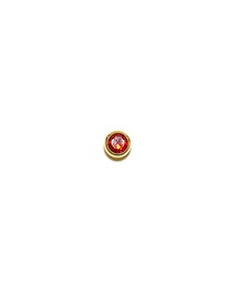 MORPH モルフ スワロフスキーボディピアスキャッチ 16ゲージ 6mm GOLD