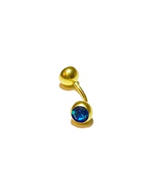 MORPH（モルフ）の「MORPH モルフ スワロフスキーボディピアスキャッチ 16ゲージ 6mm GOLD（ピアス（片耳用））」