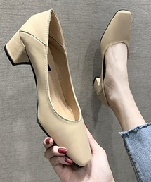 STYLEBLOCK | 2WAYチャンキーヒールスクエアトゥパンプス(パンプス)