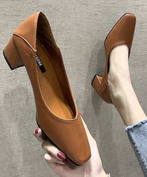 STYLEBLOCK | 2WAYチャンキーヒールスクエアトゥパンプス(パンプス)