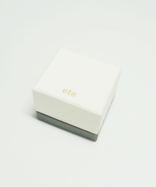 ete bijoux（エテビジュー）の「○K18YG ルーセント パール ピアス 