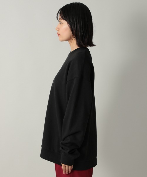 PBLIM(ページボーイリム)の「【PAGEBOYLIM】センガイラストウラケ(スウェット・レディース・ブラック/ホワイト・MEDIUM/X-LARGE)」の10枚目の写真