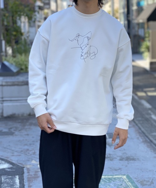 PBLIM(ページボーイリム)の「【PAGEBOYLIM】センガイラストウラケ(スウェット・レディース・ブラック/ホワイト・MEDIUM/X-LARGE)」の20枚目の写真