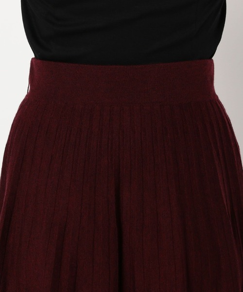 NARACAMICIE（ナラカミーチェ）の「《セットアップ対応》プリーツ風ニットスカート（スカート・レディース・ブラック・MEDIUM）」の8枚目の写真