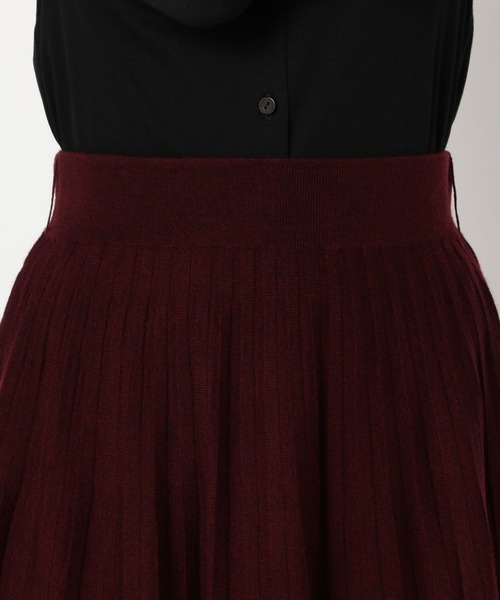 NARACAMICIE（ナラカミーチェ）の「《セットアップ対応》プリーツ風ニットスカート（スカート・レディース・ブラック・MEDIUM）」の6枚目の写真