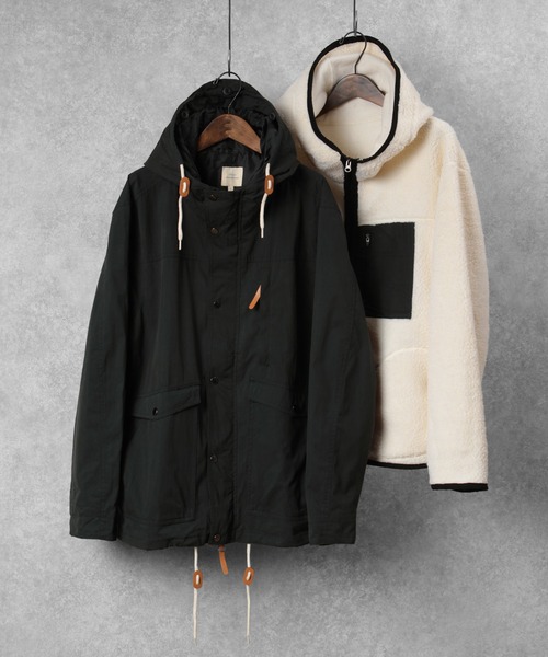 make a ray!（メイク ア レイ！）の「3WAYマウンテンパーカー/ボアライナー（ブルゾン・メンズ・ネイビー/ブラック/オリーブ・M/XL/L）」の2枚目の写真