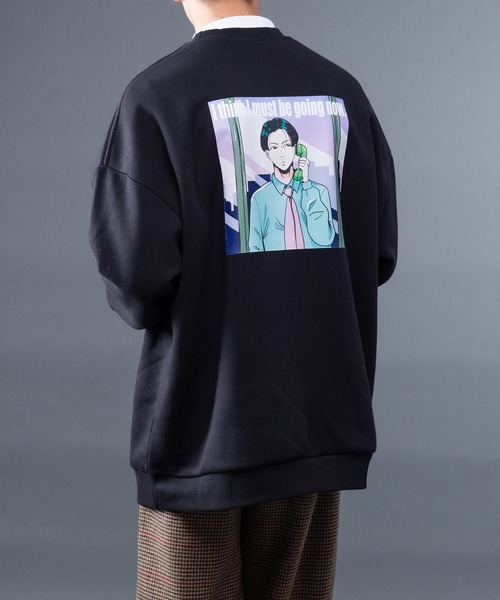 kutir（クティール）の「yutayunoki × kutir コラボ裏起毛スウェット（スウェット・メンズ・ホワイト/オフホワイト/ライトパープル/ダークブルー/チャコールグレー/ブラック・MEDIUM/LARGE）」の10枚目の写真