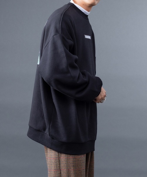 kutir（クティール）の「yutayunoki × kutir コラボ裏起毛スウェット（スウェット・メンズ・ホワイト/オフホワイト/ライトパープル/ダークブルー/チャコールグレー/ブラック・MEDIUM/LARGE）」の11枚目の写真