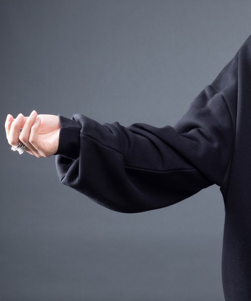 kutir（クティール）の「yutayunoki × kutir コラボ裏起毛スウェット（スウェット・メンズ・ホワイト/オフホワイト/ライトパープル/ダークブルー/チャコールグレー/ブラック・MEDIUM/LARGE）」の14枚目の写真