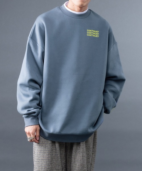 kutir（クティール）の「yutayunoki × kutir コラボ裏起毛スウェット（スウェット・メンズ・ホワイト/オフホワイト/ライトパープル/ダークブルー/チャコールグレー/ブラック・MEDIUM/LARGE）」の20枚目の写真