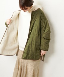 natural couture | 波々キルティングリバーシブルブルゾン(その他アウター)