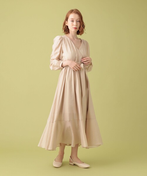 セール カシュクールフレアミディワンピース ワンピース Deicy デイシー のファッション通販 Zozotown