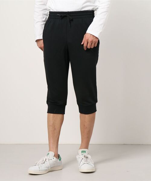 adidas（アディダス）の「アディダス adidas MESS3ストライプススウェットクロップパンツ（スウェットパンツ・メンズ・ブラック×ホワイト/ブラック×ブラック・S/3L/M/L/LL）」の2枚目の写真