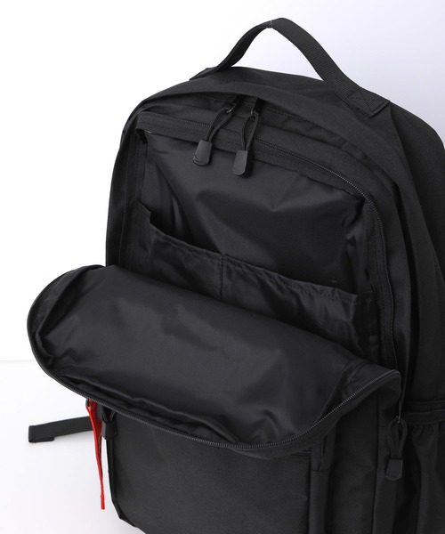 MILKFED.(ミルクフェド)の「W ZIP OUTPOCKET BACKPACK(バックパック/リュック・レディース・ブラック/レッド/ピンク・ONE SIZE)」の6枚目の写真