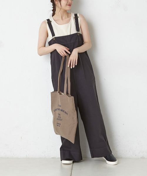 PUAL CE CIN（ピュアルセシン）の「RERISE コットンノースリーブ（タンクトップ・レディース・ホワイト/チャコールグレー/ナチュラル・FREE）」の15枚目の写真