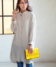 BELLUNA | バンドカラーシャツワンピース(シャツワンピース)