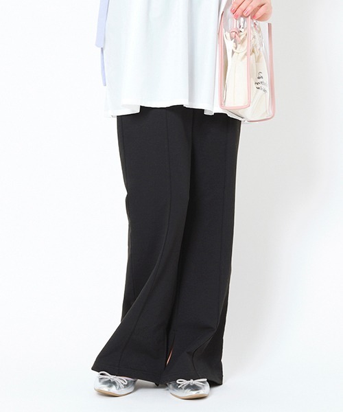 LOVETOXIC（ラブトキシック）の「フレアスリットパンツ（その他パンツ・キッズ・ベージュ/ライトカーキ/ブラック・150cm/140cm/160cm）」の8枚目の写真