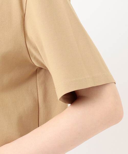 J.PRESS Ladies(J.プレス レディス)の「PRINT TEE Tシャツ(Tシャツ/カットソー・レディース・ダークブラウン系/ホワイト系/黄土色系/グレー系/サックスブルー系・SMALL)」の17枚目の写真