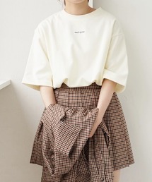 moi tytto | moityttoオリジナルロゴ刺繍Tシャツ(Tシャツ/カットソー)