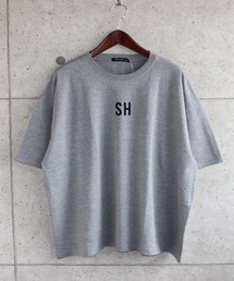 ビッグシルエット半袖プリントTシャツ カットソー