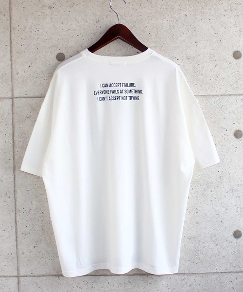 SHISKY(シスキー)の「ビッグシルエット半袖プリントTシャツ カットソー(Tシャツ/カットソー・メンズ・ブラック/ベージュ/オフホワイト/ミント/ラベンダー/杢グレー/チャコール/ホワイト系/ブラック系・M/L/XL)」の19枚目の写真