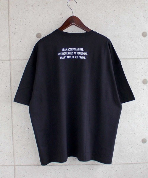SHISKY(シスキー)の「ビッグシルエット半袖プリントTシャツ カットソー(Tシャツ/カットソー・メンズ・ブラック/ベージュ/オフホワイト/ミント/ラベンダー/杢グレー/チャコール/ホワイト系/ブラック系・M/L/XL)」の21枚目の写真