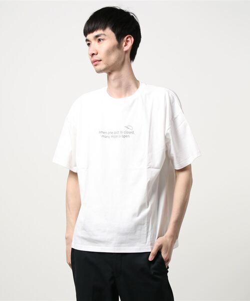 THISIS(ディスイズ)の「バックプリントTシャツ(Tシャツ/カットソー・メンズ・グリーン/ベージュ/チャコール/ホワイト/ラベンダー/サックスブルー・MEDIUM/LARGE/X-LARGE)」の14枚目の写真