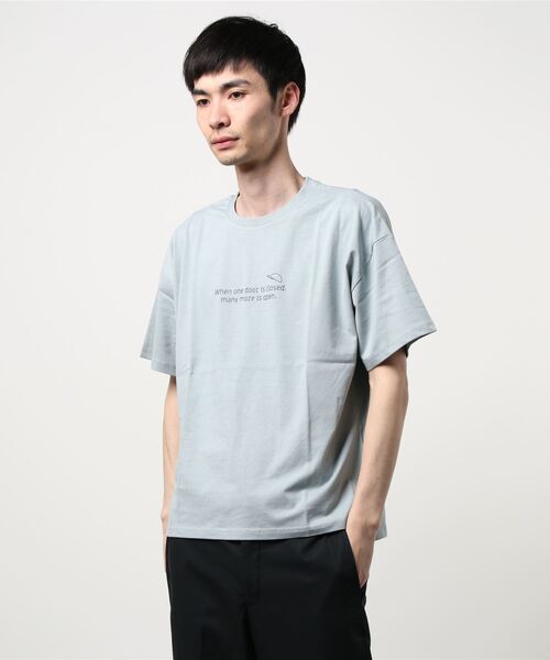 THISIS(ディスイズ)の「バックプリントTシャツ(Tシャツ/カットソー・メンズ・グリーン/ベージュ/チャコール/ホワイト/ラベンダー/サックスブルー・MEDIUM/LARGE/X-LARGE)」の16枚目の写真