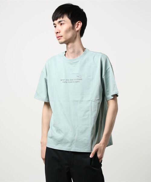 THISIS(ディスイズ)の「バックプリントTシャツ(Tシャツ/カットソー・メンズ・グリーン/ベージュ/チャコール/ホワイト/ラベンダー/サックスブルー・MEDIUM/LARGE/X-LARGE)」の17枚目の写真