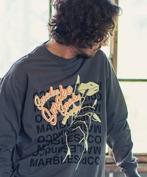 MARBLES | mlt3404-STANDARD LS TEE(SMOKE) Tシャツ(Tシャツ/カットソー)