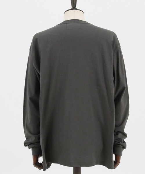MARBLES（マーブルズ）の「mlt3404-STANDARD LS TEE(SMOKE) Tシャツ（Tシャツ/カットソー・メンズ・チャコール/ホワイト/サックスブルー・S/M/XL/L）」の15枚目の写真