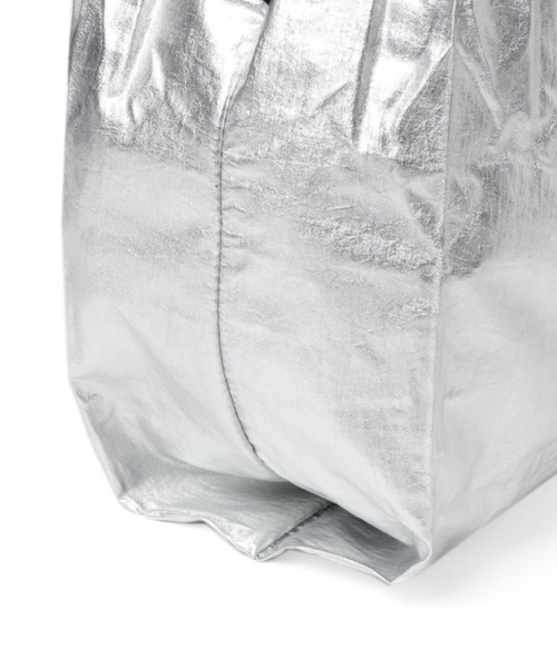 BAGGU（バグー）の「【BAGGU(バグゥ)】メタリックBABY 21SS（エコバッグ/サブバッグ・レディース・イエロー/シルバーグレー/ベビーピンク/その他1/その他2・0）」の6枚目の写真